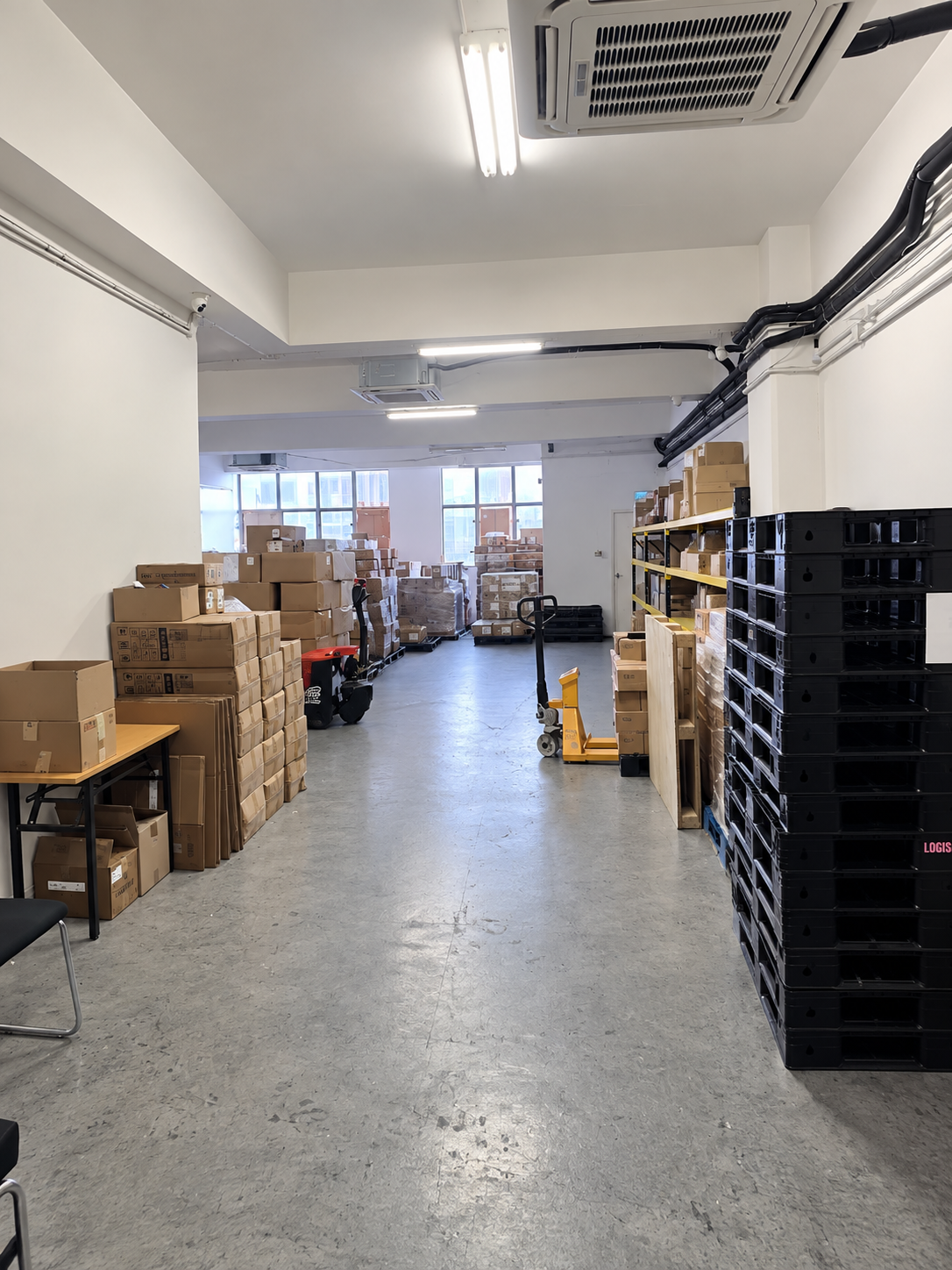 Warehouse inventory area